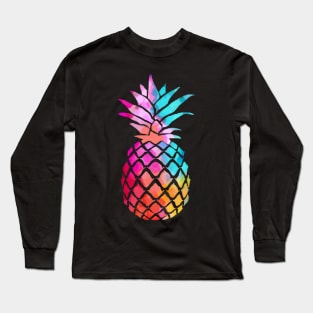 Colorful Pineapple Long Sleeve T-Shirt